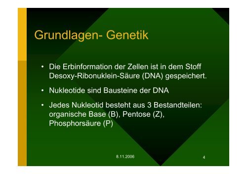 Genetik-Grundlagen