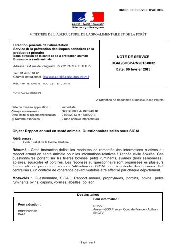 DGALN20138032Z (PDF - 85.5 ko) - Ministère de l'agriculture, de l ...
