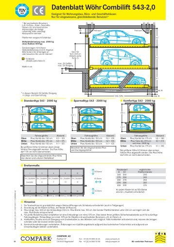 Datenblatt Wöhr Combilift 543-2 - COMPARK AG