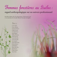 Femmes forestières au Québec - Société d'histoire forestière du ...