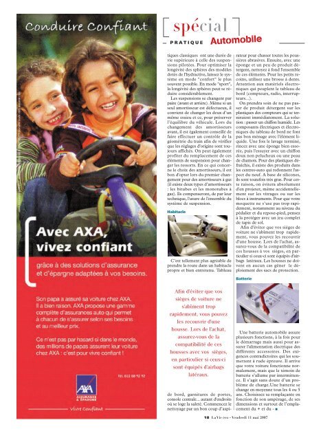 Automobile édition mai 2007.pdf - La vie éco