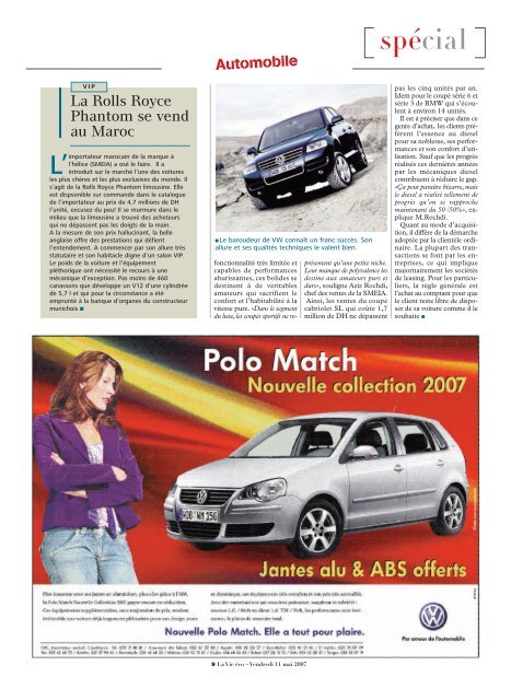 Automobile édition mai 2007.pdf - La vie éco