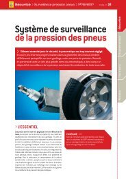 Système de surveillance de la pression des pneus - Renault