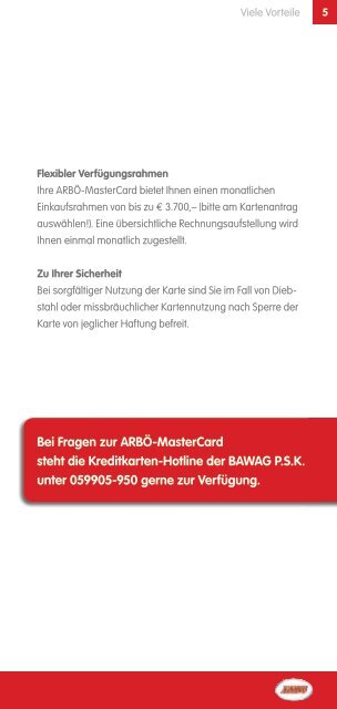 ArbÖ-Mastercard mit Tankbonus