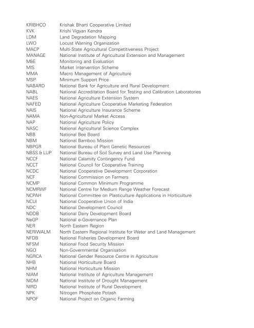 Annual Report 2009-2010 - Department of Agriculture & Co-operation