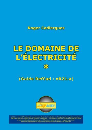 LE DOMAINE DE L'ÉLECTRICITÉ