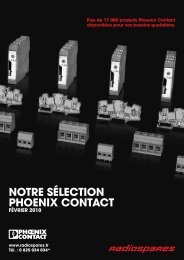notre sélection phoenix contact février 2010 - RS Components