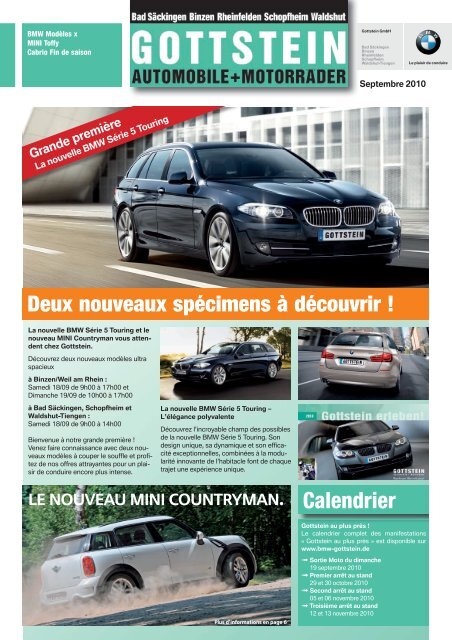 Calendrier Bmw Gottstein