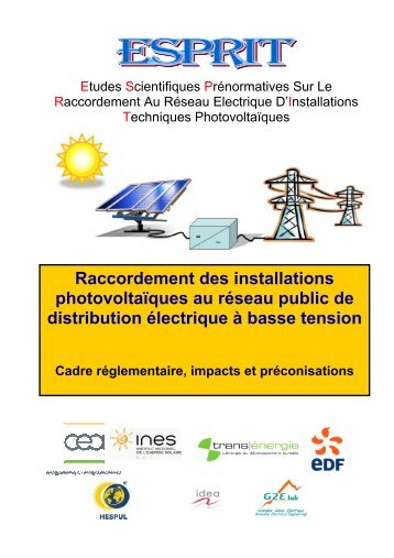 Raccordement des installations photovoltaïques au réseau public ...