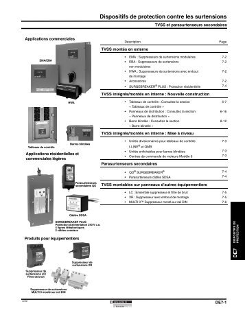 Dispositifs de protection contre les surtensions - Schneider Electric