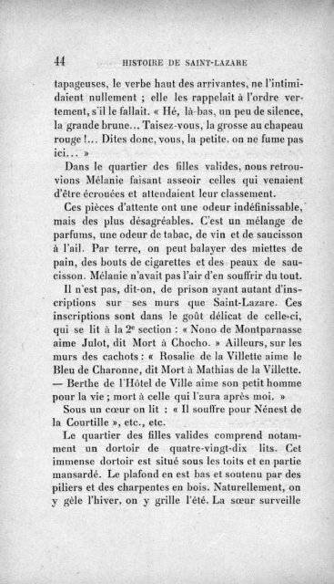 histoire de saint-lazare - Saint-Lazare as a Women's Prison: 1794 ...