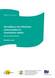 Surveillance des infections nosocomiales en réanimation adulte