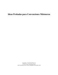 Ideas Probadas para Convenciones Misioneras - AG Web Services