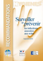 Recommandations - Surveiller et prévenir les IAS - 2010 - SF2H
