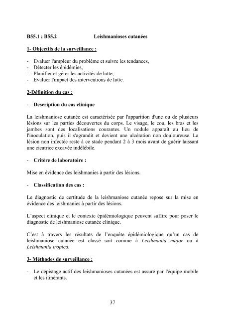 Guide Normes de la surveillance épidémiologique - Ministère de la ...