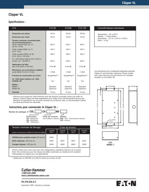 Cutler-Hammer Clipper VL (CVL) - Download