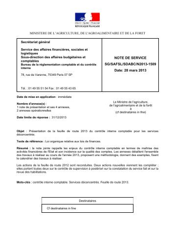 SAFSLN20131509Z (PDF - 1.3 Mo) - Ministère de l'agriculture, de l ...