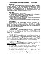 Centrally Sponsored Programme for Reclamation of Alkali Soil (RAS ...