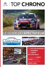 LE GUIDE DU SPECTATEUR - Citroën WRC