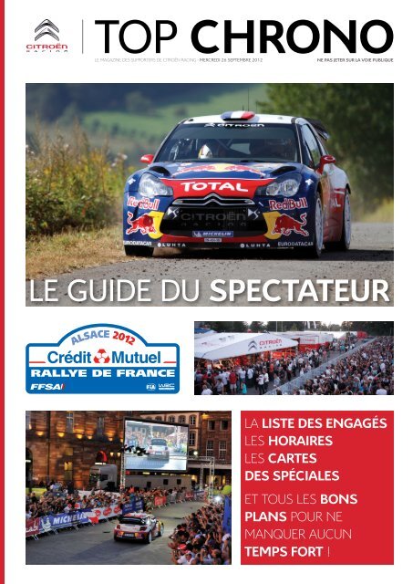 LE GUIDE DU SPECTATEUR - Citroën WRC