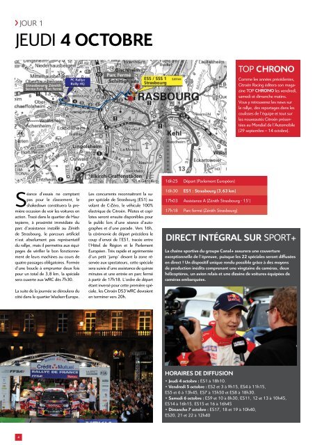 LE GUIDE DU SPECTATEUR - Citroën WRC