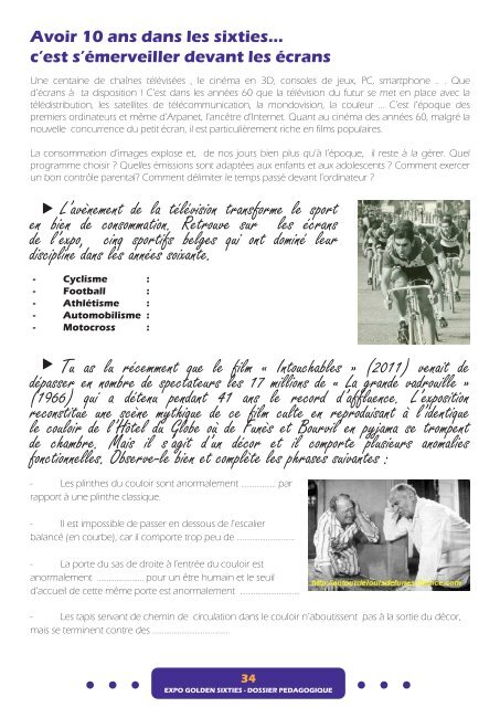 DOSSIER PEDAGOGIQUE - Expo Golden Sixties