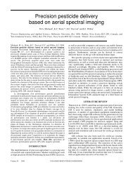 Precision pesticide delivery based on aerial spectral imaging