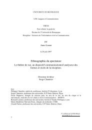 Ethnographie du spectateur - Le Fourneau