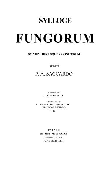 FUNGORUM - Acervo Digital de Obras Especiais