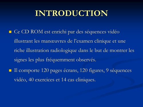 semiologie clinique et radiologique de la hanche douloureuse