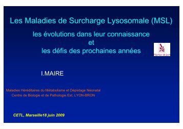 évolution et défis, D r Irène Maire (PDF) - CETL