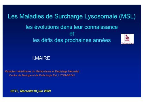 évolution et défis, D r Irène Maire (PDF) - CETL