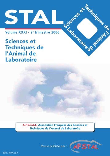 Sciences et Techniques de l'Animal de Laboratoire - Afstal.com