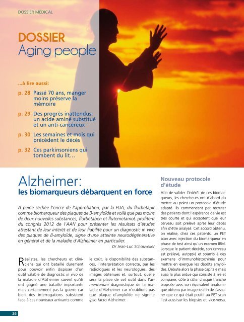 DOSSIER Aging People - DSB Communication