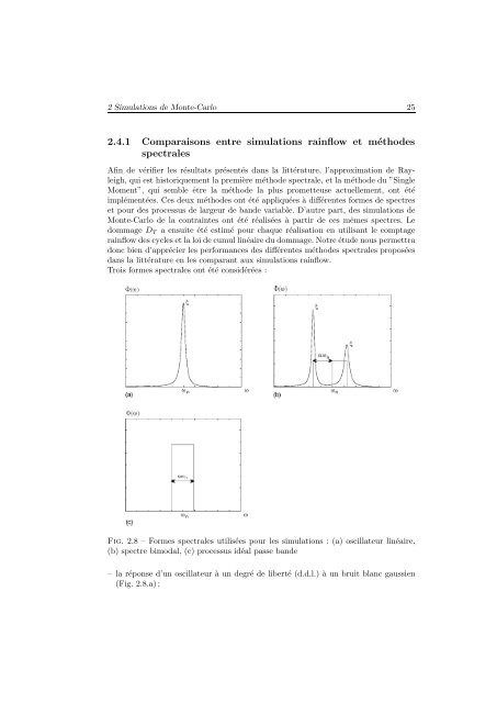 Méthodes spectrales pour une analyse en fatigue des structures ...