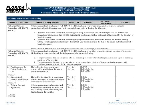 Letter to CMS - Medicaid Managed Care Policies - Agency for ...