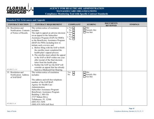 Letter to CMS - Medicaid Managed Care Policies - Agency for ...