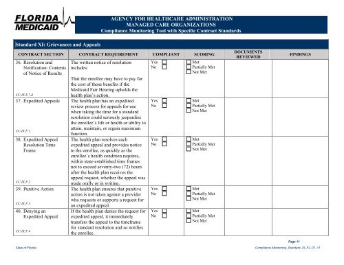 Letter to CMS - Medicaid Managed Care Policies - Agency for ...