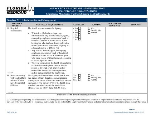 Letter to CMS - Medicaid Managed Care Policies - Agency for ...