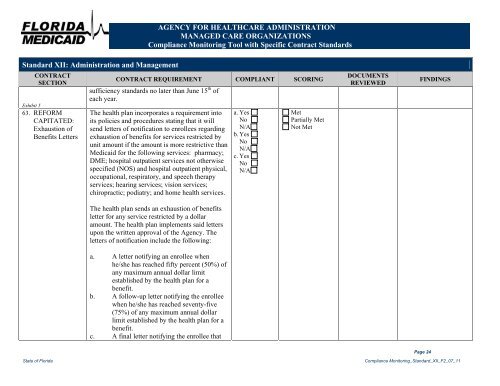 Letter to CMS - Medicaid Managed Care Policies - Agency for ...