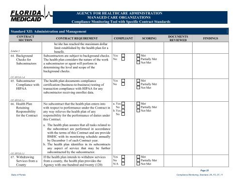 Letter to CMS - Medicaid Managed Care Policies - Agency for ...