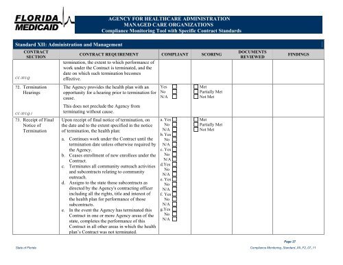 Letter to CMS - Medicaid Managed Care Policies - Agency for ...