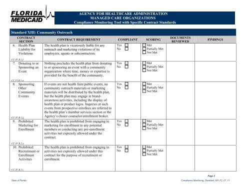 Letter to CMS - Medicaid Managed Care Policies - Agency for ...