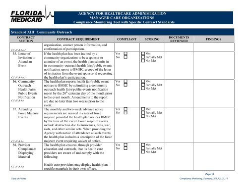 Letter to CMS - Medicaid Managed Care Policies - Agency for ...