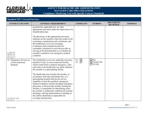 Letter to CMS - Medicaid Managed Care Policies - Agency for ...