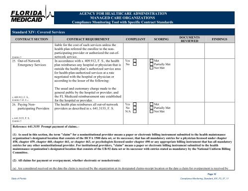 Letter to CMS - Medicaid Managed Care Policies - Agency for ...