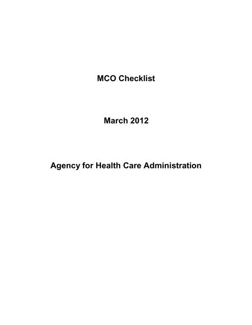 Letter to CMS - Medicaid Managed Care Policies - Agency for ...