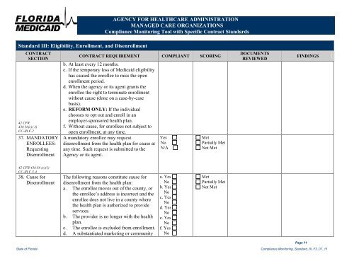 Letter to CMS - Medicaid Managed Care Policies - Agency for ...