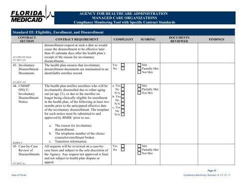 Letter to CMS - Medicaid Managed Care Policies - Agency for ...