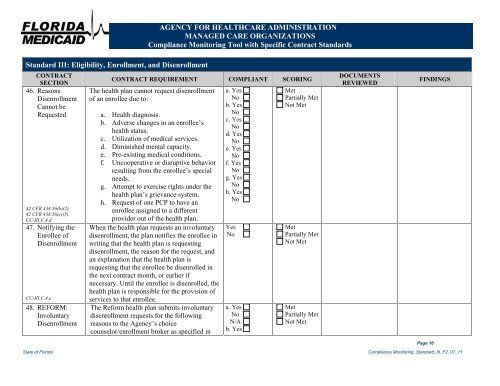 Letter to CMS - Medicaid Managed Care Policies - Agency for ...